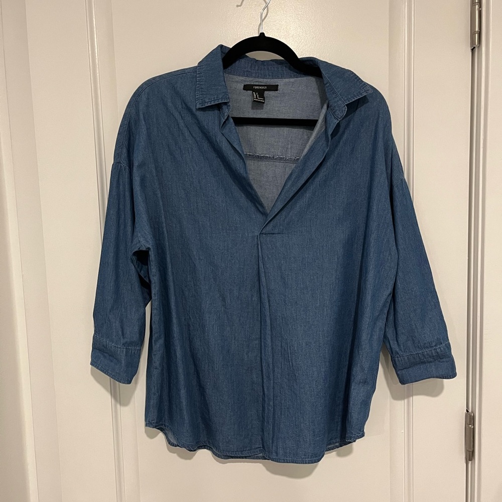 Denim long sleeve